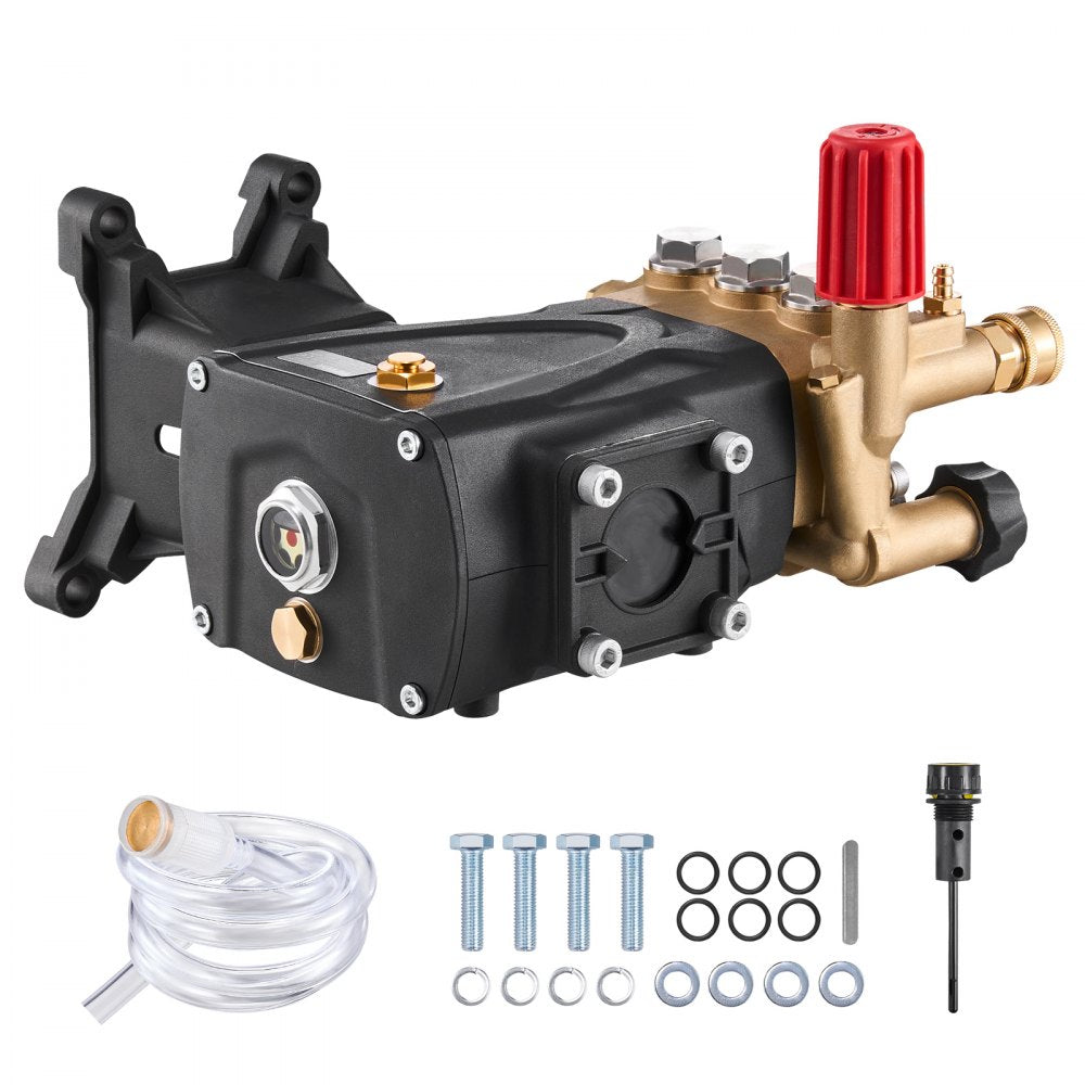QXB-8 - Durable Triplex Plunger Pressure Washer Pump 4000 PSI for Efficient Cleaning