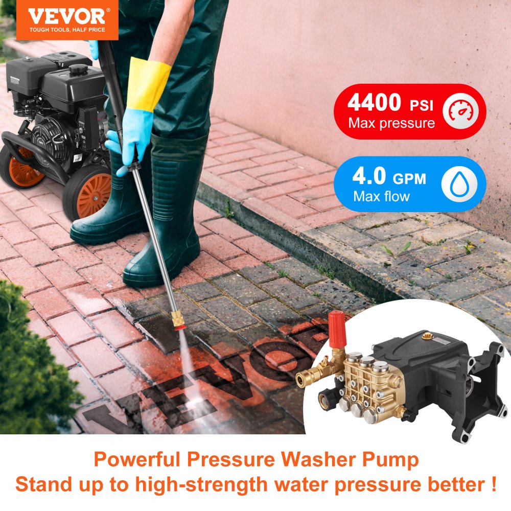 KBD2815G - High-Pressure VEVOR Pump, 4400 PSI, Durable & Efficient