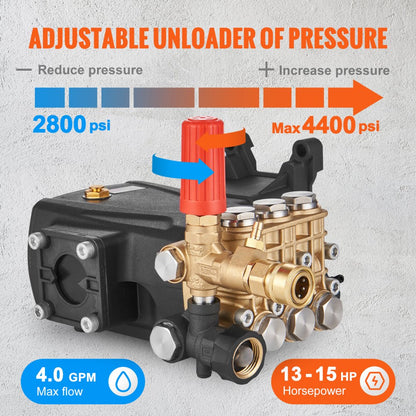 KBD2815G - High-Pressure VEVOR Pump, 4400 PSI, Durable & Efficient