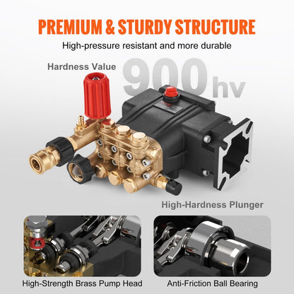 KPD2110G - VEVOR 3700 PSI Pressure Washer Pump for Heavy-Duty Cleaning