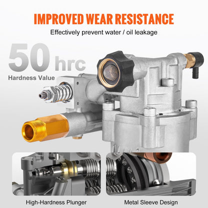 KXA1810G - 3400 PSI VEVOR Pressure Washer Pump for Fast Cleaning