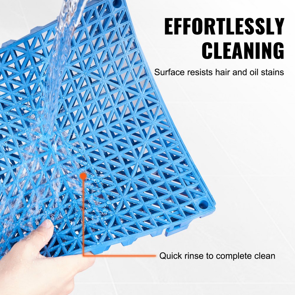 30*30*1.5cm-U - Non-Slip 12" Drainage Interlocking Tiles for Wet Areas