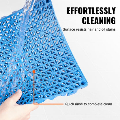 30*30*1.5cm-U - Non-Slip 12" Drainage Interlocking Tiles for Wet Areas