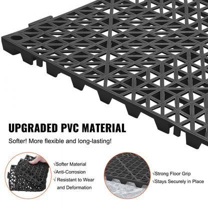 30*30*1.5cm-B - Non-Slip Durable PVC Interlocking Tiles for Easy Installation