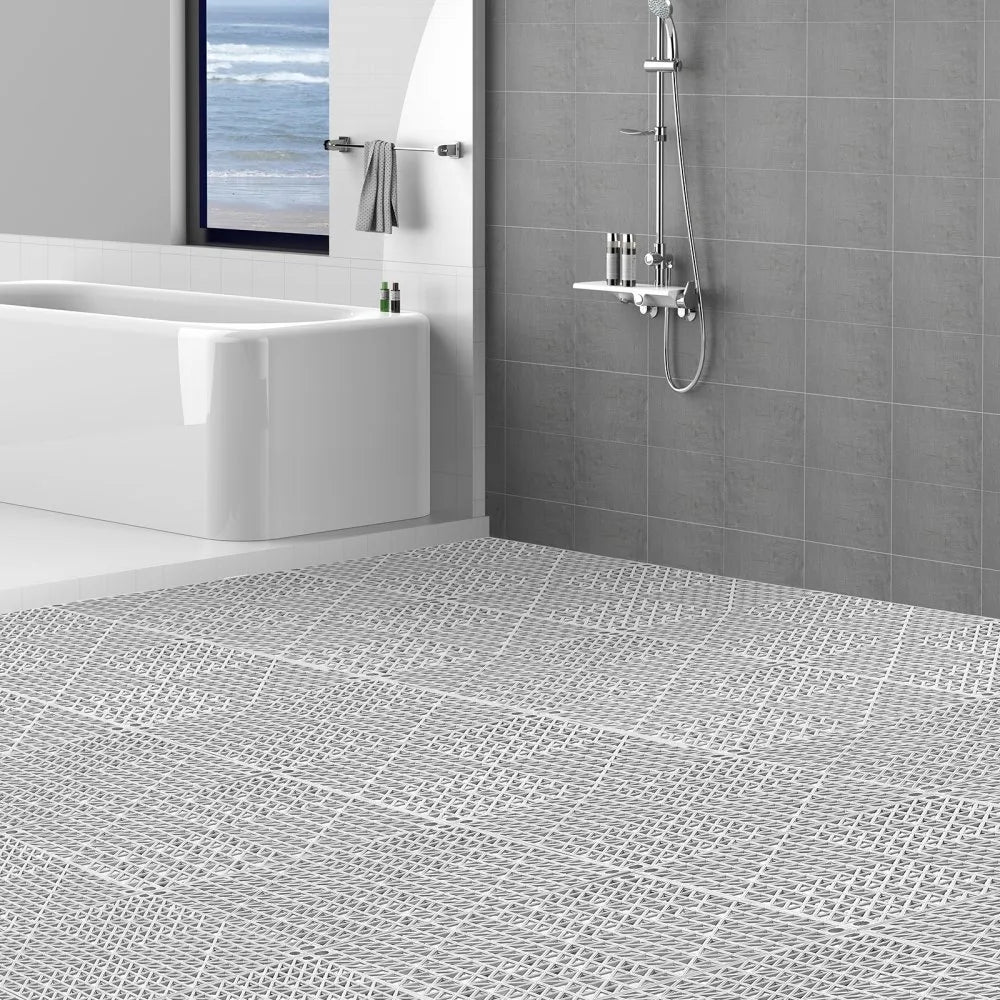 30*30*1.5cm-G - Durable Grey Interlocking Floor Tiles for Wet Areas