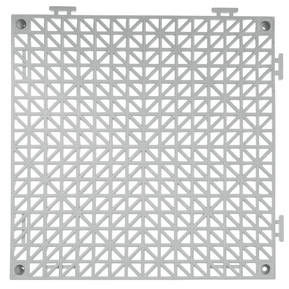 30*30*1.5cm-G - Durable Grey Interlocking Floor Tiles for Wet Areas