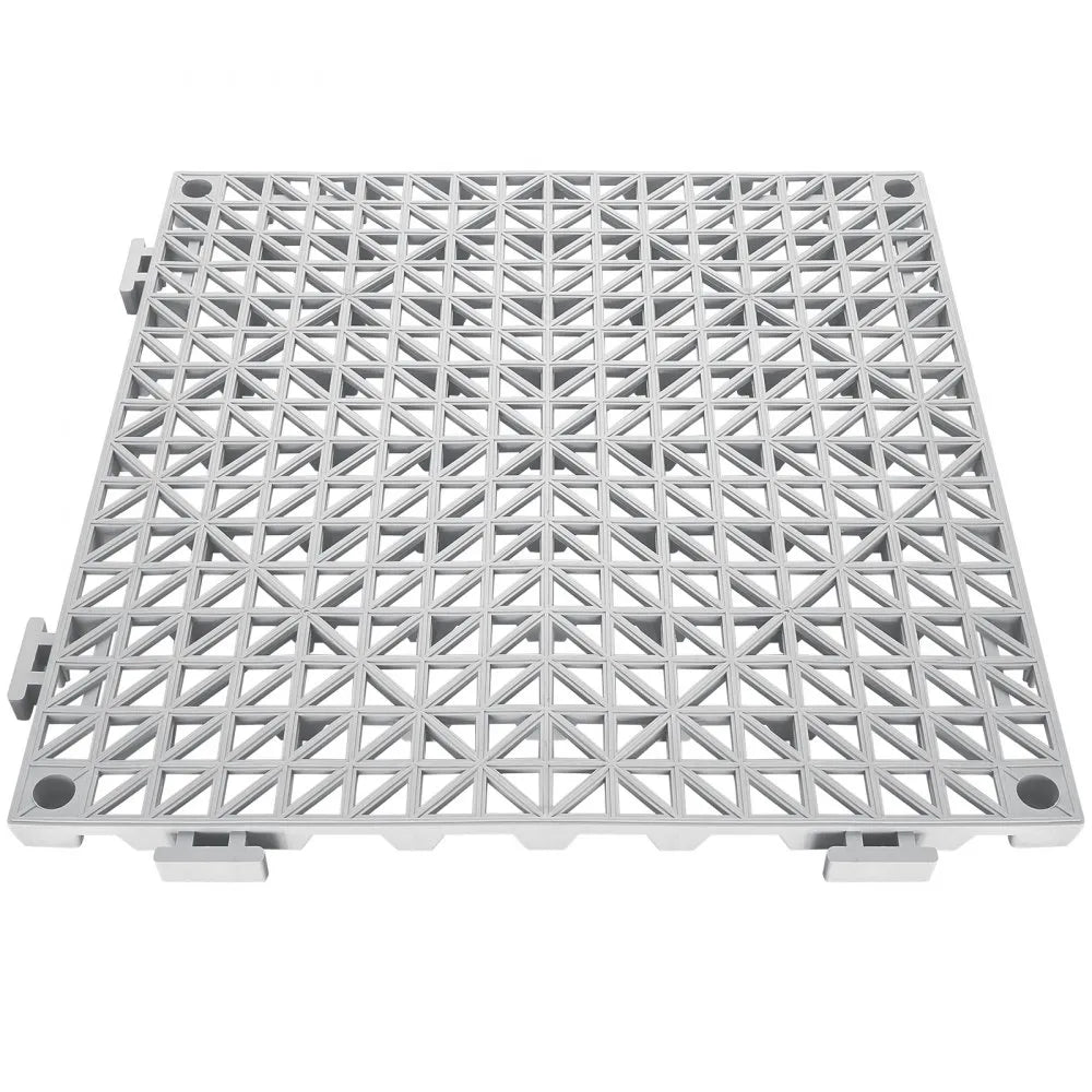 30*30*1.5cm-G - Durable Grey Interlocking Floor Tiles for Wet Areas