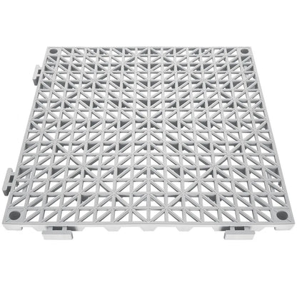 30*30*1.5cm-G - Durable Grey Interlocking Floor Tiles for Wet Areas