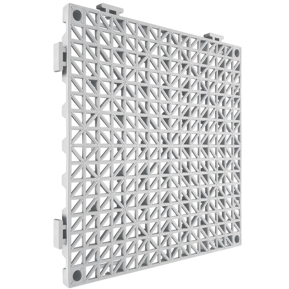 30*30*1.5cm-G - Durable Grey Interlocking Floor Tiles for Wet Areas