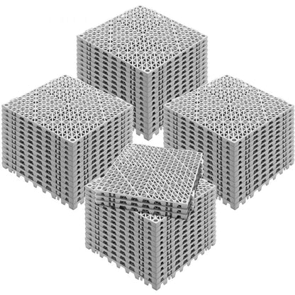 30*30*1.5cm-G - Durable Grey Interlocking Floor Tiles for Wet Areas
