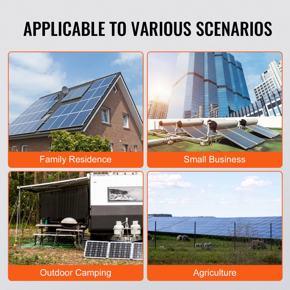 GT-1200 - 1200W Weather-Resistant Solar Inverter with App Monitoring