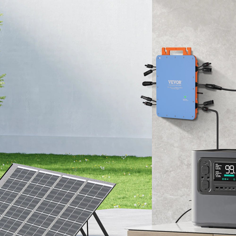 GT-1200 - 1200W Weather-Resistant Solar Inverter with App Monitoring
