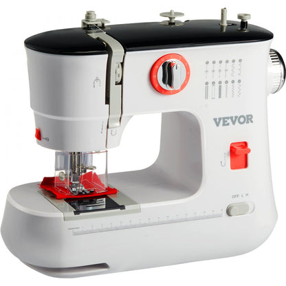 FHSM-519 - Lightweight Portable Sewing Machine with 12 Built-in Stitches