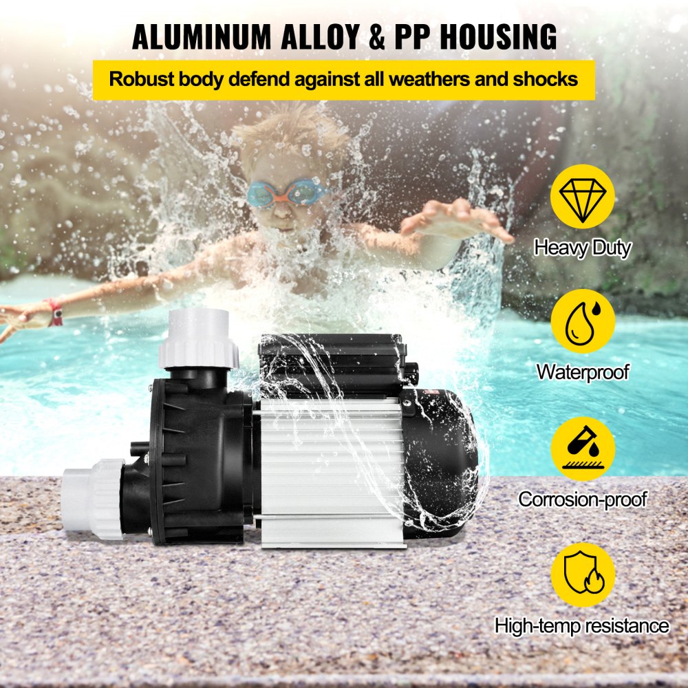 YYCB-2737 - Efficient 1HP Copper Motor Pool Pump for Spas & Pools