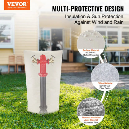 L34*W20 - 34''H Heavy-Duty VEVOR Pump Cover with Anti-Theft Design