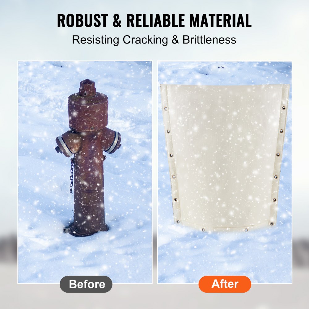 L24*W24 - Durable 24'' PVC Well Pump Cover with Anti-Theft Features