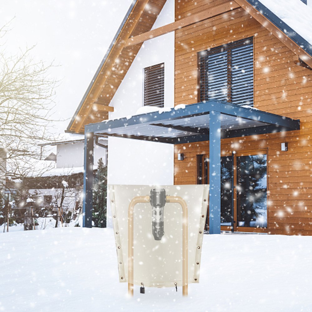 L24*W24 - Durable 24'' PVC Well Pump Cover with Anti-Theft Features