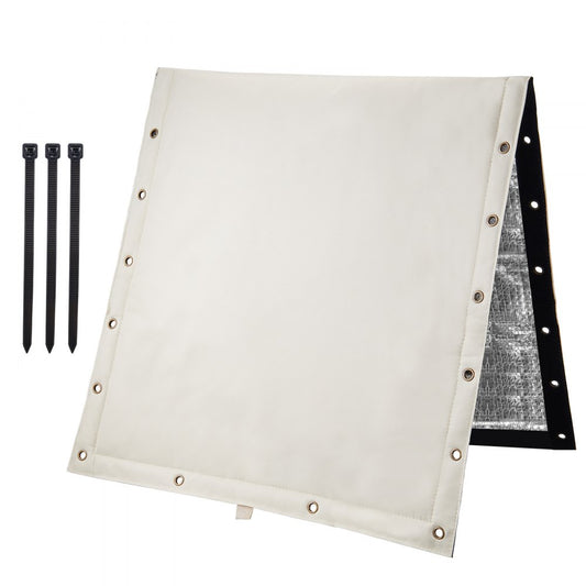 L24*W24 - Durable 24'' PVC Well Pump Cover with Anti-Theft Features