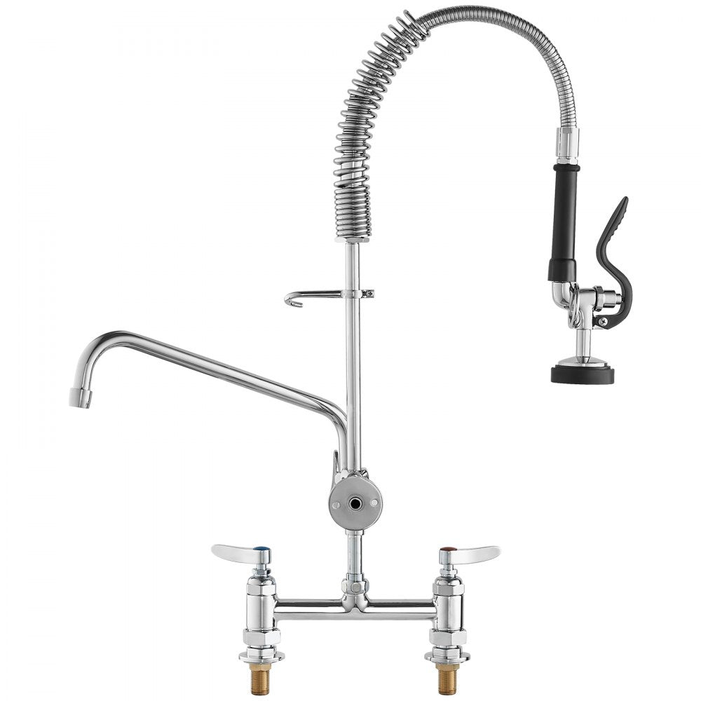 3804A-12-26 - 26" VEVOR Commercial Faucet with Powerful Pre-Rinse Sprayer