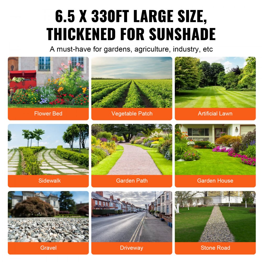 2*100.6-108 - 6.5x330ft High-Density Woven Weed Barrier Fabric