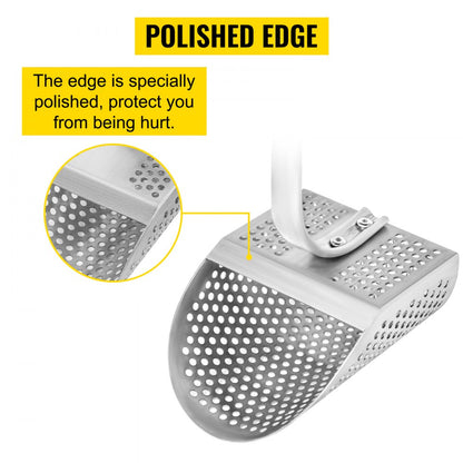 BNYL-1 Durable Stainless Steel Sand Scoop with Ergonomic Handle