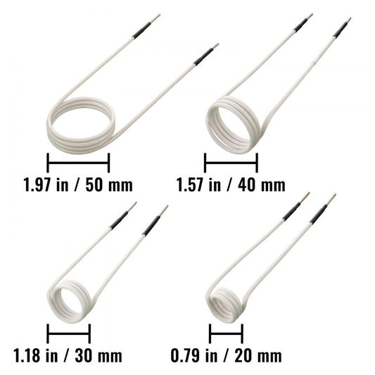 7pcpw36 - Durable 7-Piece Induction Heater Coil Kit for Rusty Fasteners