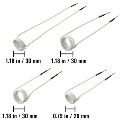 8PC62H9 - Durable 8-Piece Induction Heater Coil Kit for Rusty Bolt Removal