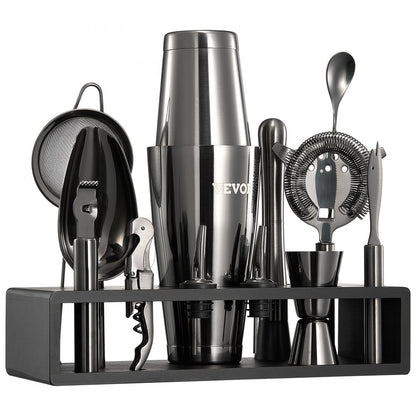 CL-02 - 13-Piece Stainless Steel Cocktail Shaker Set for Home Bartending