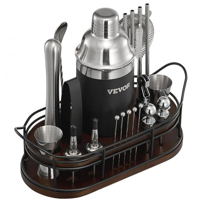CL-06 - Premium 23-Piece Stainless Steel Cocktail Shaker Set for Home Bartending