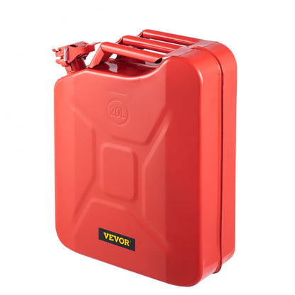 1X20LRED - 5.3 Gallon VEVOR Steel Jerry Fuel Can with Flexible Spout