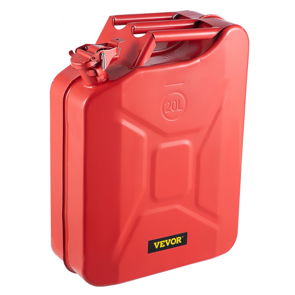 1X20LRED - 5.3 Gallon VEVOR Steel Jerry Fuel Can with Flexible Spout