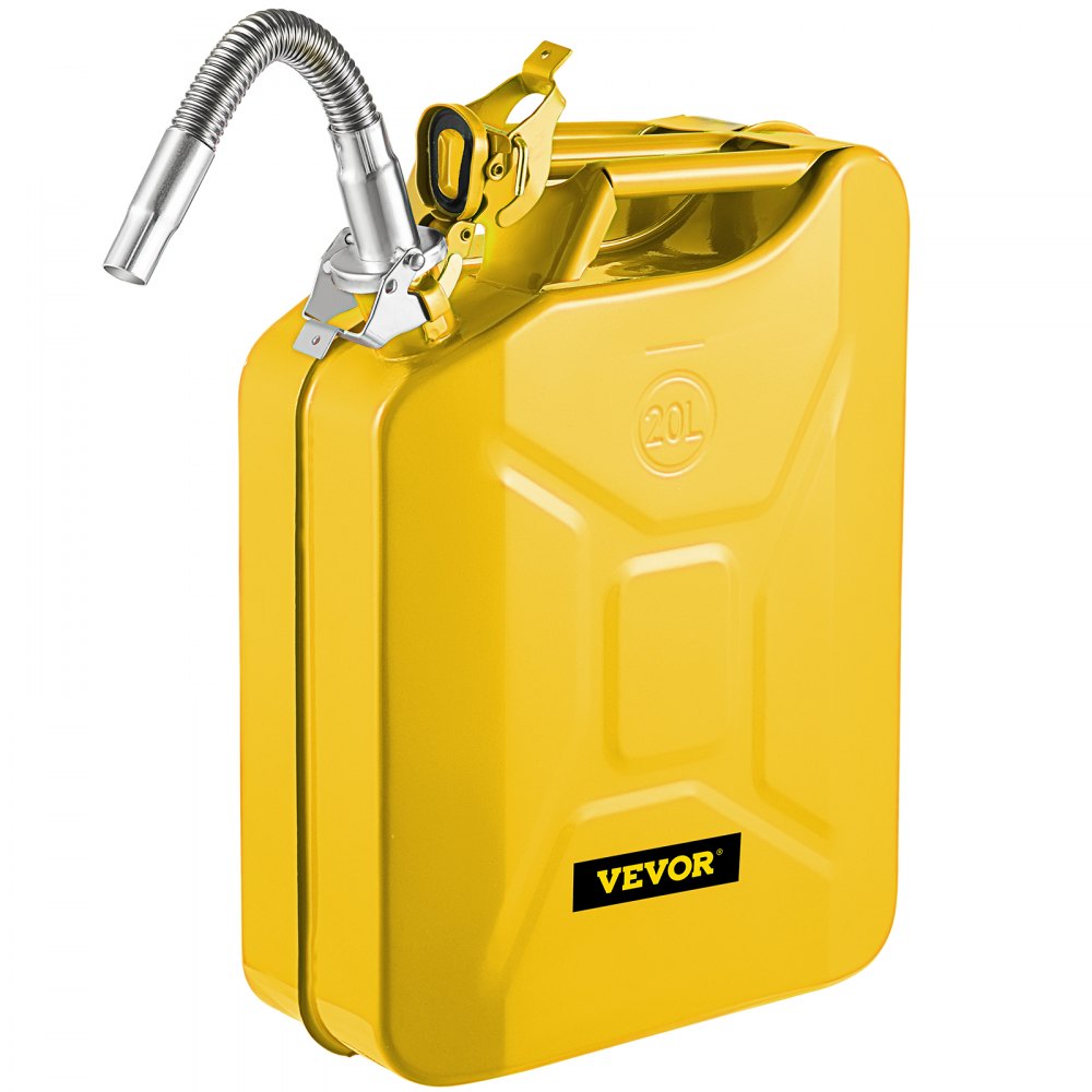 1X20LYELLOW - 5.3-Gallon Steel Jerry Can with Quick Spout System