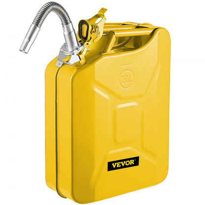 1X20LYELLOW - 5.3-Gallon Steel Jerry Can with Quick Spout System