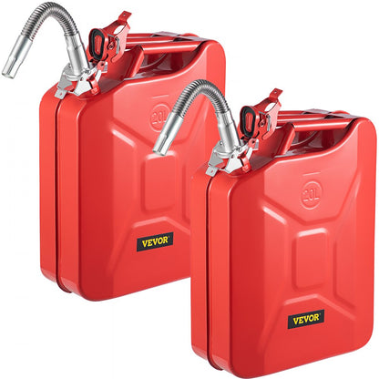 2X20LRED - 5.3 Gallon VEVOR Jerry Fuel Can with Flexible Spout
