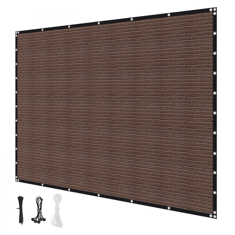 SSZGB-05 - 10x12 ft HDPE Sun Shade Cloth with Grommets & Accessories