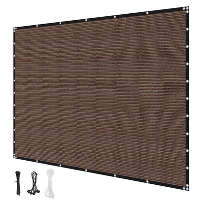 SSZGB-05 - 10x12 ft HDPE Sun Shade Cloth with Grommets & Accessories