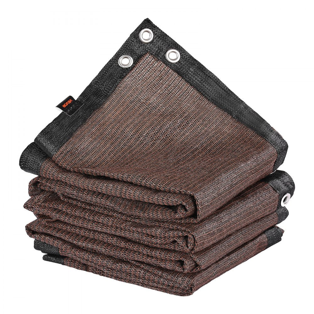 SSZGB-05 - 10x12 ft HDPE Sun Shade Cloth with Grommets & Accessories