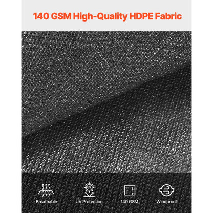 SSZGB-03 - 8x12 ft High-Density UV-Resistant Shade Cloth for Outdoor Use