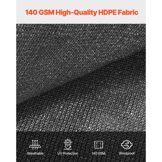 SSZGB-03 - 8x12 ft High-Density UV-Resistant Shade Cloth for Outdoor Use