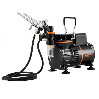 TC-20B - Dual-Fan Airbrush Compressor Kit with 6ft Hose, 15-50 PSI