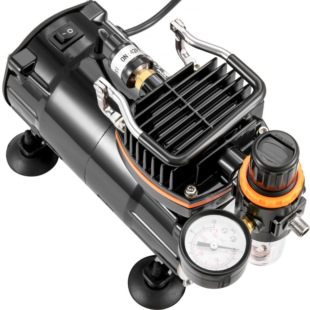 010631206188 - VEVOR Airbrush Kit with Compressor & Dual-Action Nozzles