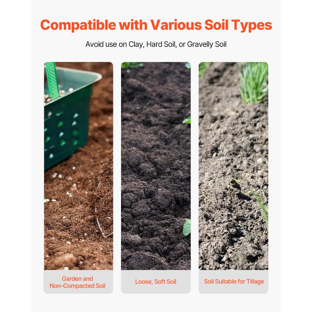 APH525X - 57.48" Manual Post Hole Digger with Fiberglass Handle and Scale Markings