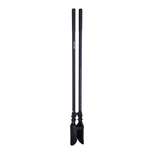 APH525X - 57.48" Manual Post Hole Digger with Fiberglass Handle and Scale Markings