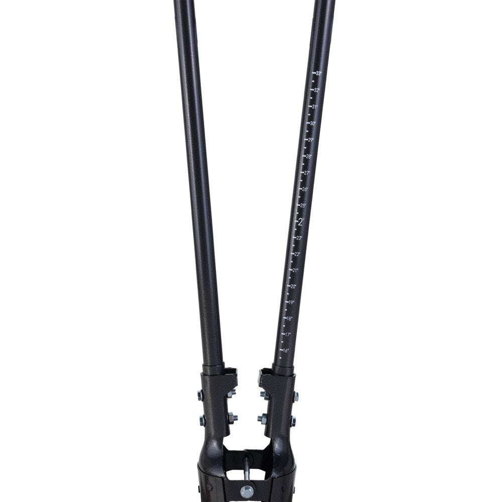 APH525 - 57.48" Carbon Steel Post Hole Digger for Gardening Efficiency