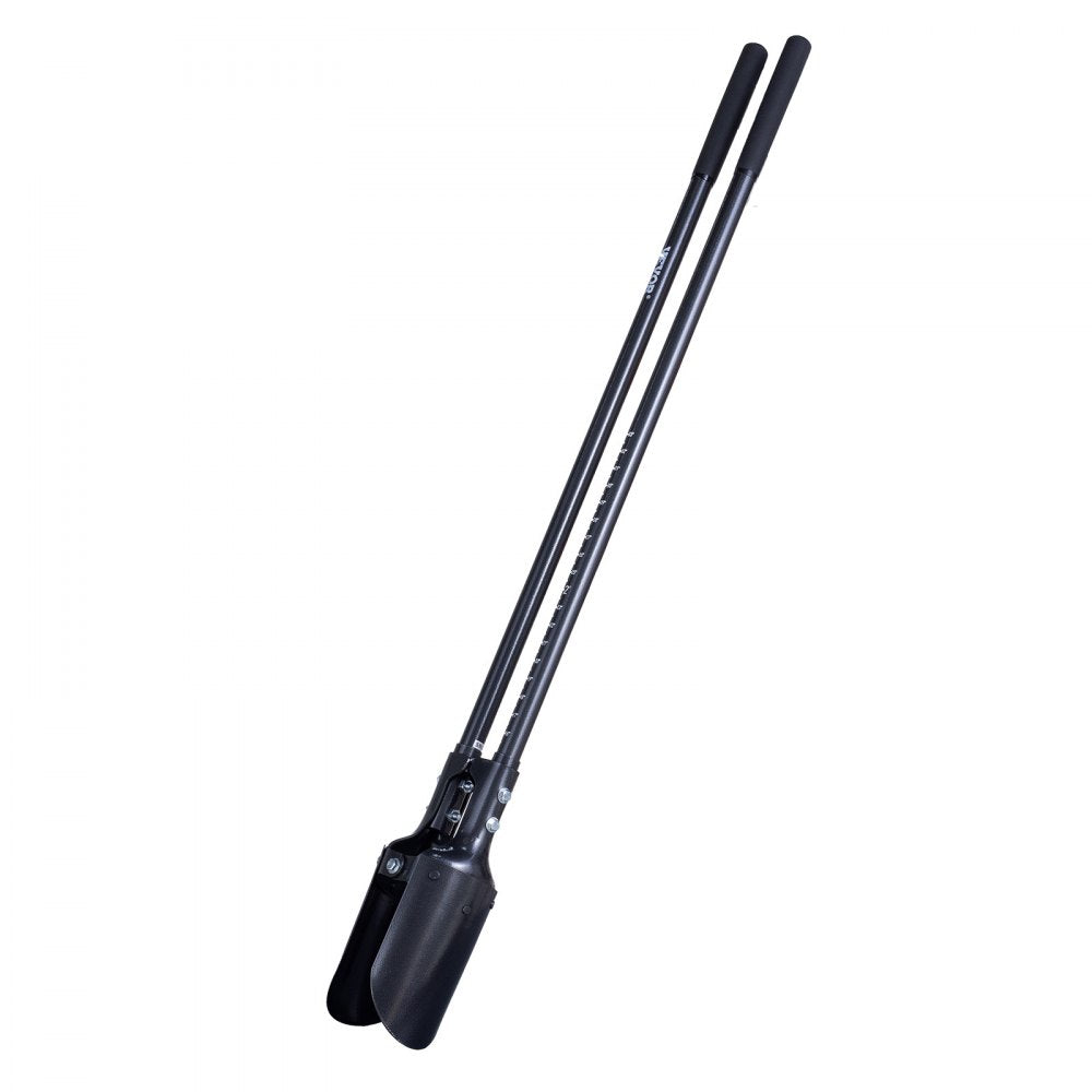 APH525 - 57.48" Carbon Steel Post Hole Digger for Gardening Efficiency