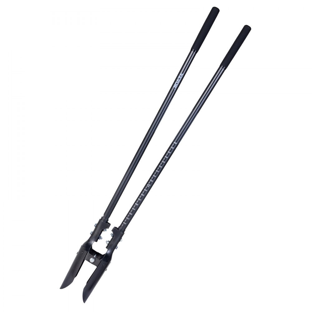 APH525 - 57.48" Carbon Steel Post Hole Digger for Gardening Efficiency