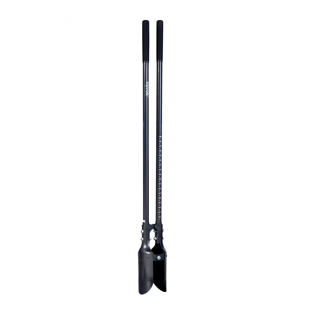 APH525 - 57.48" Carbon Steel Post Hole Digger for Gardening Efficiency