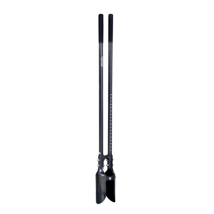APH525 - 57.48" Carbon Steel Post Hole Digger for Gardening Efficiency
