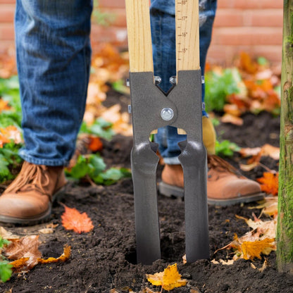 YM301 - 57.48" Manual Post Hole Digger with 4.33" Round Metal Blade