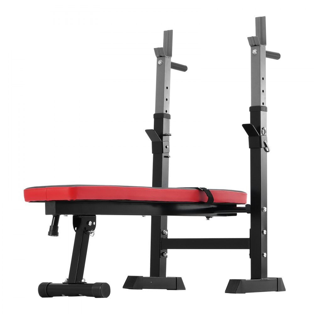 YFBH-9B - Versatile Weight Bench for Home Gym with Adjustable Height & Squat Rack